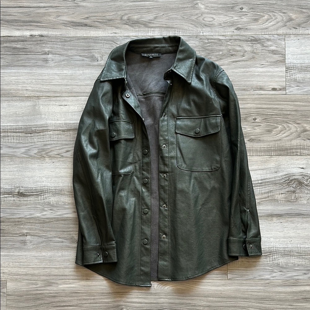 3/$25 ITEM - DYNAMITE Faux Leather Jacket